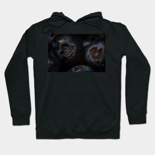 Macro Blueberries Hoodie